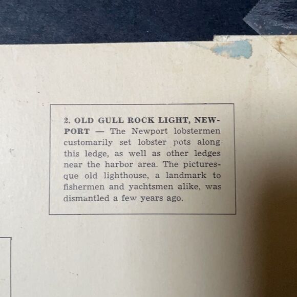 Paul Loring Old Gull Rock Light, Newport Matted and Framed Print - Picture 10 of 16